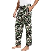 DG Hill 1Pack or 3Pack Mens PJ Pajama Pants Bottoms Fleece Lounge Pants Sleepwear Plaid PJs with Pockets Microfleece