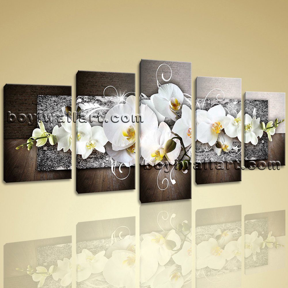 Large Flower Canvas Wall Art Print Modern Home Decor Living