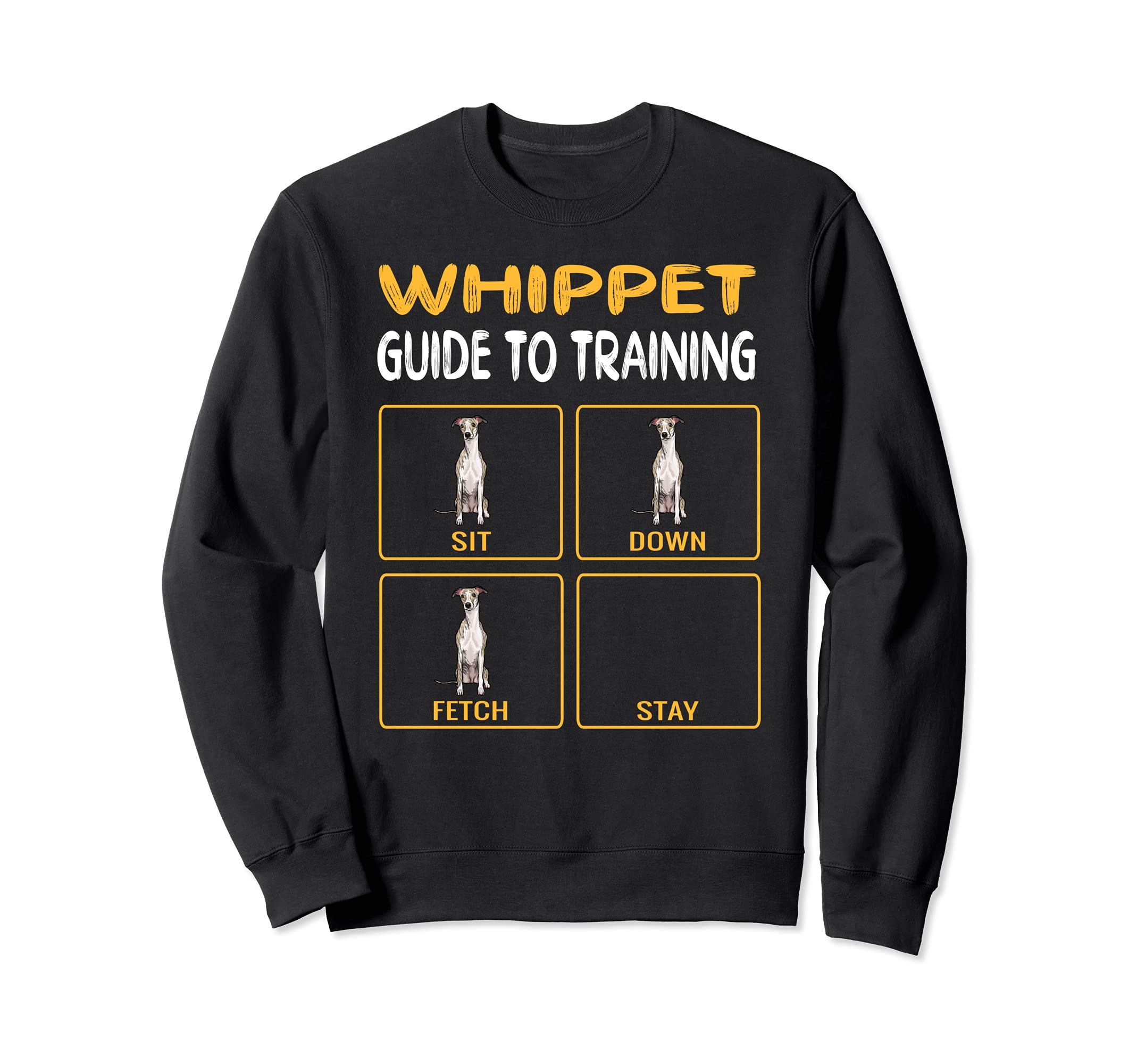 Funny Whippet Guide To Training Dog Obedience Trainer Sweatshirt
