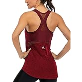 ICTIVE Workout Tank Tops for Women Sleeveless Yoga Shirts for Women Mesh Racerback Muscle Tank Tops