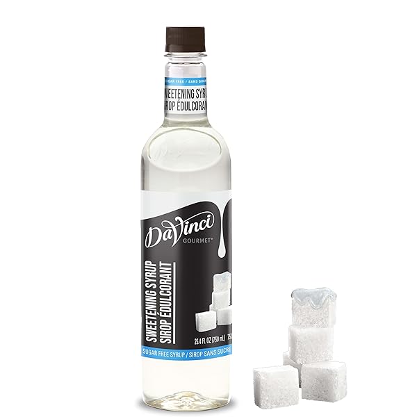 DAVINCI GOURMET SUGAR-FREE SWEETENER SYRUP, 25.4 FLUID OUNCES (PACK OF 1)