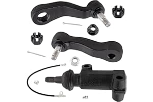 YMAUGP 3PCS Front Idler Arm + 3 Groove Pitman Arm + Idler Bracket Pivot for Chevrolet for GMC Avalanche Silverado Suburban Yukon Sierra 1500 2500 3500 HD for Hummer H2 K6535 K6654 K6723