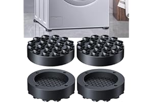 GAGUIUP Anti Vibration Pads for Washing Machine, Washing Machine Vibration Pads Pedestals, Anti Vibration Washing Machine Support 4PCS, Prevent Your Washer and Dryer Set from Walking and Reduce Noise
