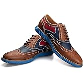 Meijiana Men's Oxford Shoes - Blue - Casual Dress Shoes