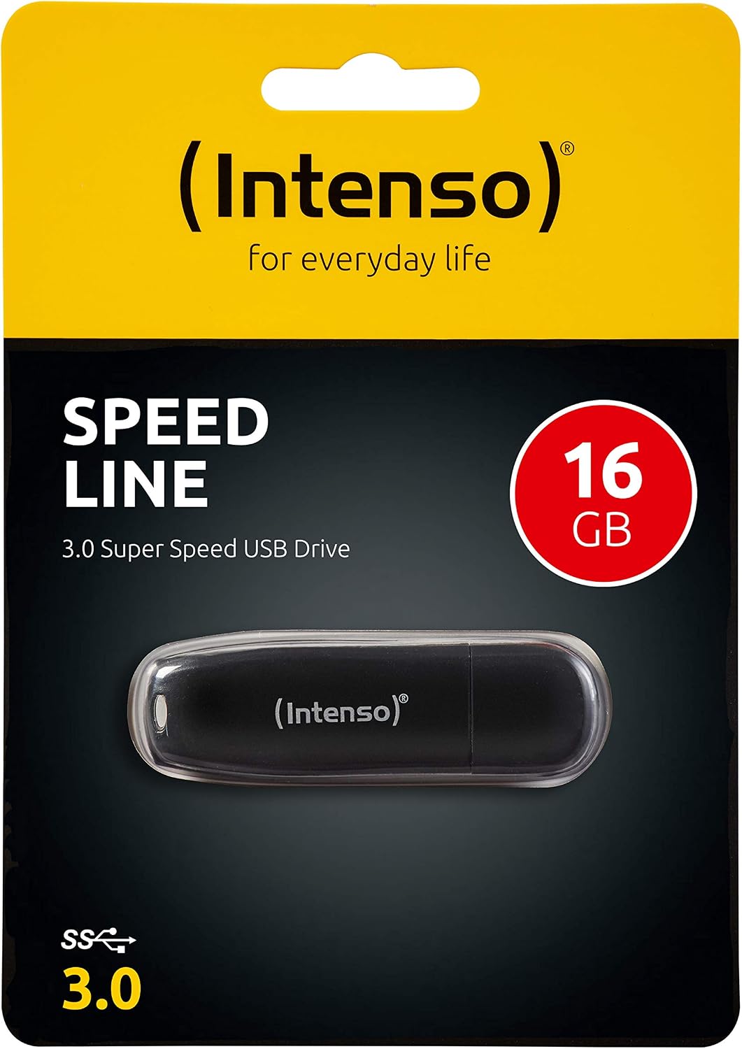 Intenso 3530470 Speed LINE Drive, Black 16GB, 16 GB - Image 4