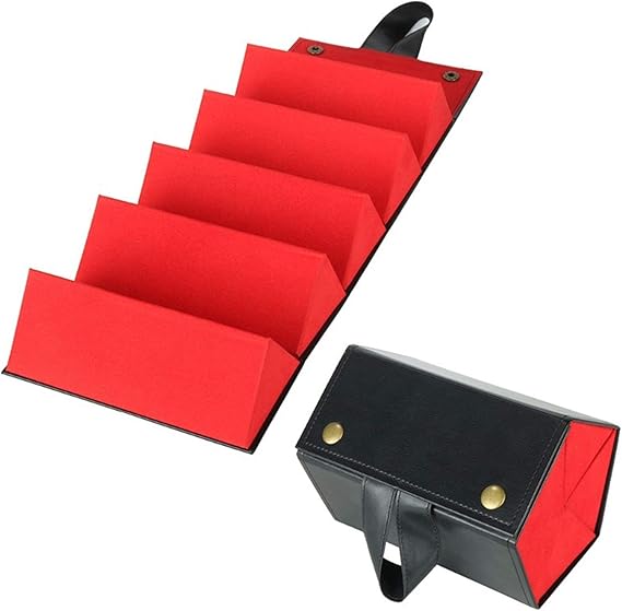 Leather Multiple Glasses Storage Case，store 26 pairs