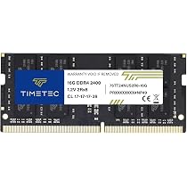 Timetec 16GB DDR4 2400MHz (PC4-2400T) PC4-19200 SODIMM Laptop RAM