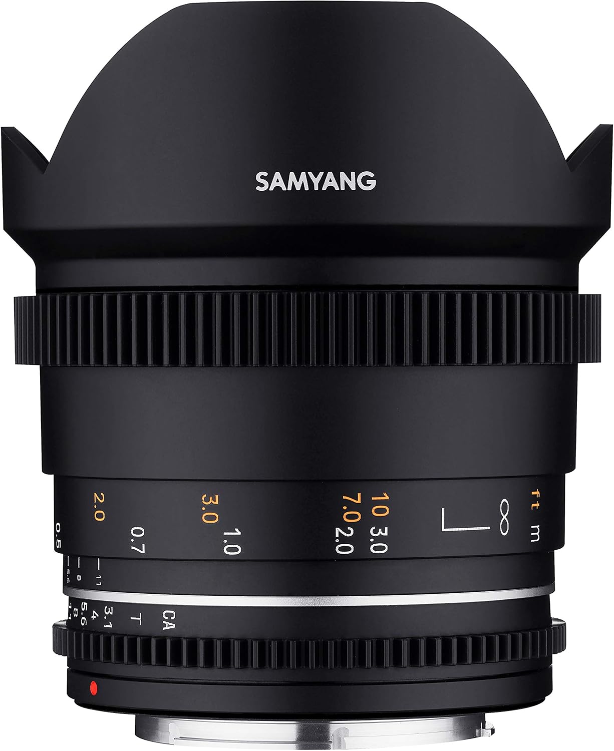 Samyang VDSLR 14mm T3.1 MK2 Manual Focus Cine Lens for Canon EF, black