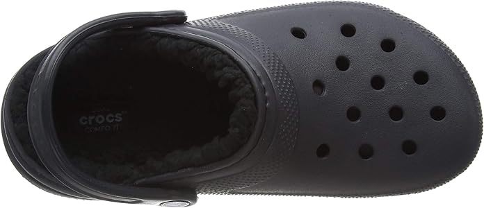 white lined crocs size 9