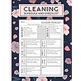 Cleaning Schedule and Checklist: Daily Weekly and Monthly Cleaning Schedule Checklist Planner and Organizer | Household Chore