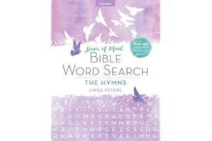 Peace of Mind Bible Word Search: The Hymns: Over 150 Large-Print Puzzles to Enjoy!