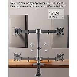 Dual LCD Display Stand, Suitable for 17-27 inch