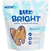 BarkBox Bright Dog Dental Chew Sticks - for Small Breeds (Up to 25 lbs) | 30 Dental Chews for Dogs
