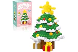 Hisgeru Christmas Building Blocks Tree Compatible with Lego Christmas Micro Blocks Stacking New Toys Holiday Present Box New Year Birthday Gifts for Kids 7 8 9 10 11 12 Years Old (Tree)