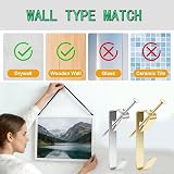 Damogo Heavy Duty Picture Hooks 30LB 100 PCS with Nails Hanging Kit view 5