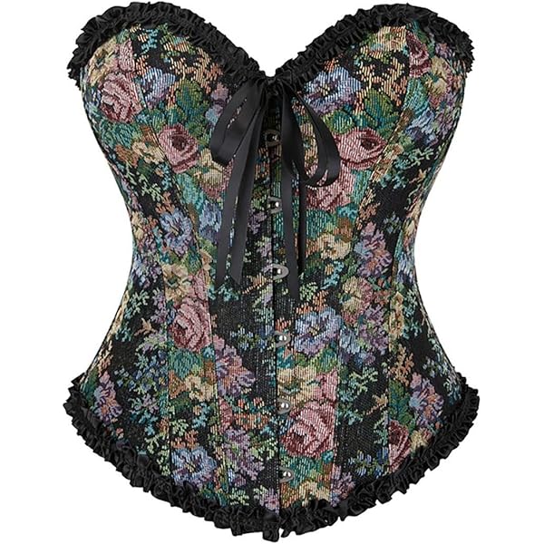 White & Lavender Floral Corset Crop Top | Boho Pink - View #10