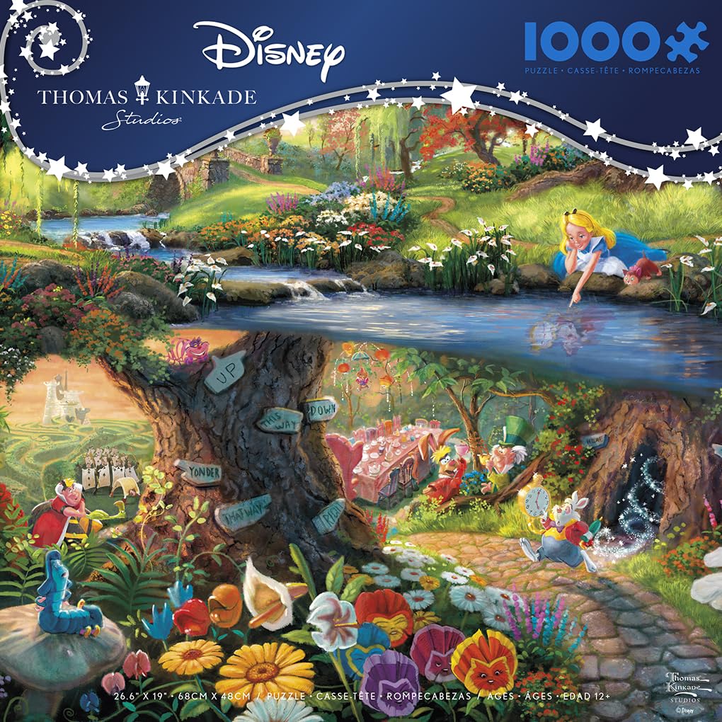 Mua Disney - Thomas Kinkade - Alice in Wonderland - 1000 Piece Jigsaw ...