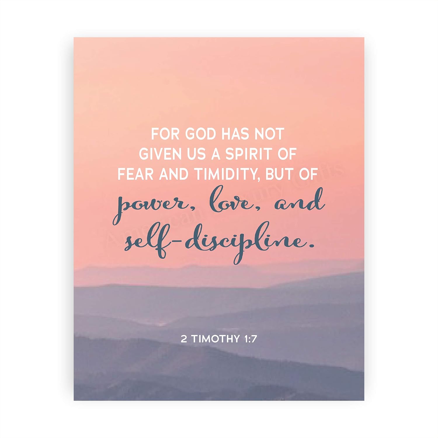 2 timothy 1 verse 7 meaning