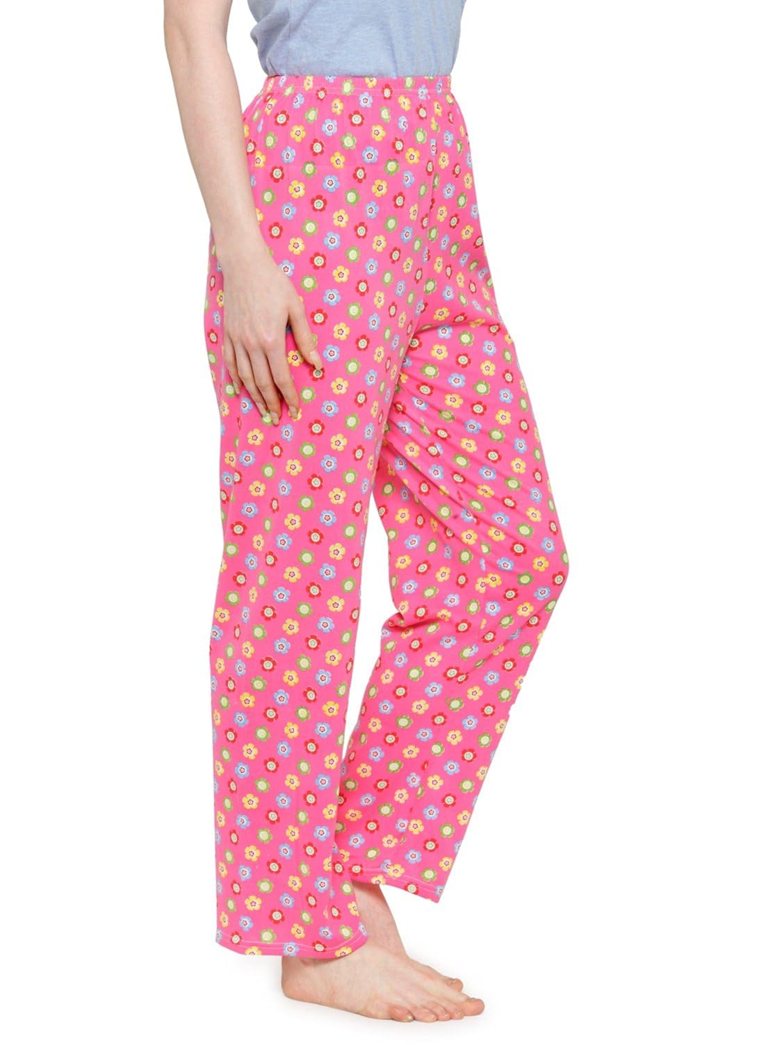 camey women printed cotton long pyajama