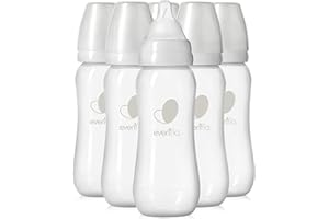 Evenflo Feeding Premium Proflo Venting Balance Plus Standard Neck Baby, Newborn and Infant Bottles - Developed by Pediatric Feeding Specialists - 9 Ounce (Pack of 6)