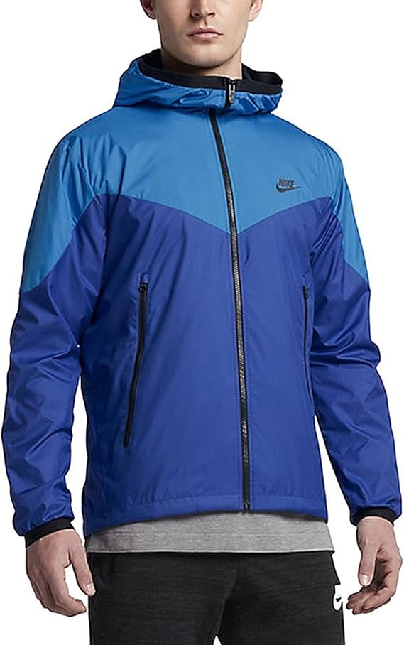nike sportswear windrunner blue