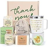 iAOVUEBY Employee Appreciation Gifts, Thank You Gift for Women, Teacher Appreciation Gifts, 8PCS Thank You Gift Box for Coworker Teacher Boss Secretary Nurse, Difference Maker Spa Gratitude Box