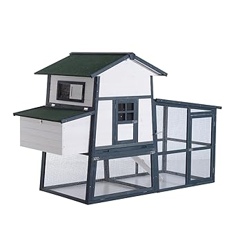 Free chicken coops plans Pawhut 77 Chicken Coop 