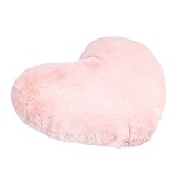 Amazon Basics Peony Pink Heart Decorative Pillow 45 x 41 cm view 2