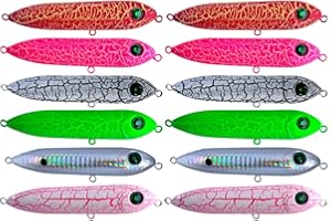 River Channel Fishing Rattling Catfish Peg Floats for Santee Rig Fishing - Demon Dragon Style Line Floats, 4” & 5” Sizes, Multipacks of 6, 10, or 12