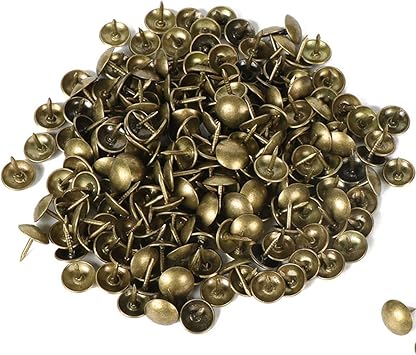 EUYuan 125 tachuelas de latón para tapicería de 11 x 17 mm ...