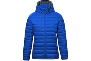 fit space Women's Puffer Jacket Synthetic Insulated Down Quilted Lightweight Coat with Hooded Water Resistant Packable