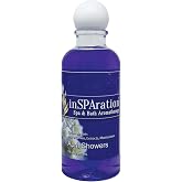 inSPAration Spa and Bath Aromatherapy 111X Spa Liquid, 9-Ounce, April Showers , Purple