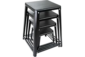 OUKIDR Plyometric Platform Box, 12/18/20/24 Inch Fitness Exercise Jump Box Step For Fitting, Plyometric Box Jumping Exercise Training