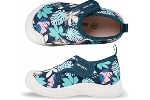 SK SIX Toddler-Water Baby-Shoes Barefoot-Sneakers - Walking Infant Boys Girls kids Slip on Wide Safty House Slippers Non-Slip Soft Sole Newborn Cute