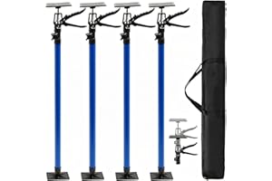4 Pack Cabinet Jacks for Installing Cabinets, 45.2" to 114.2" Telescoping Quick Support Rod with Storage Bag, Holds Up to 88 