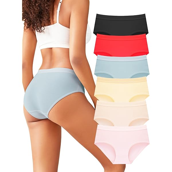 adidas womens Seamless Bikini Underwear 4-pack (US, Alpha