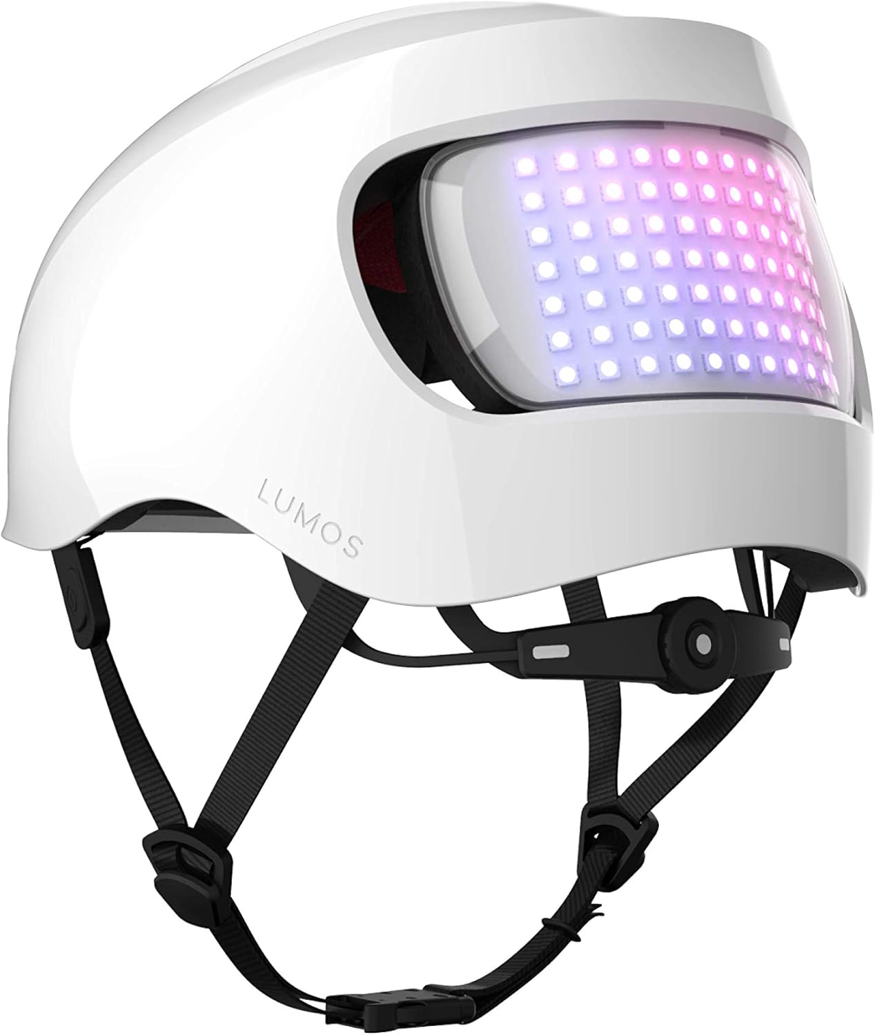 Amazon Com Lumos Matrix Smart Helmet Jet White Urban Skateboard Scooter Bike Accessories Adult Men Women Front And Rear Led Lights Turn Signals Brake Lights Bluetooth Connected Sports Outdoors