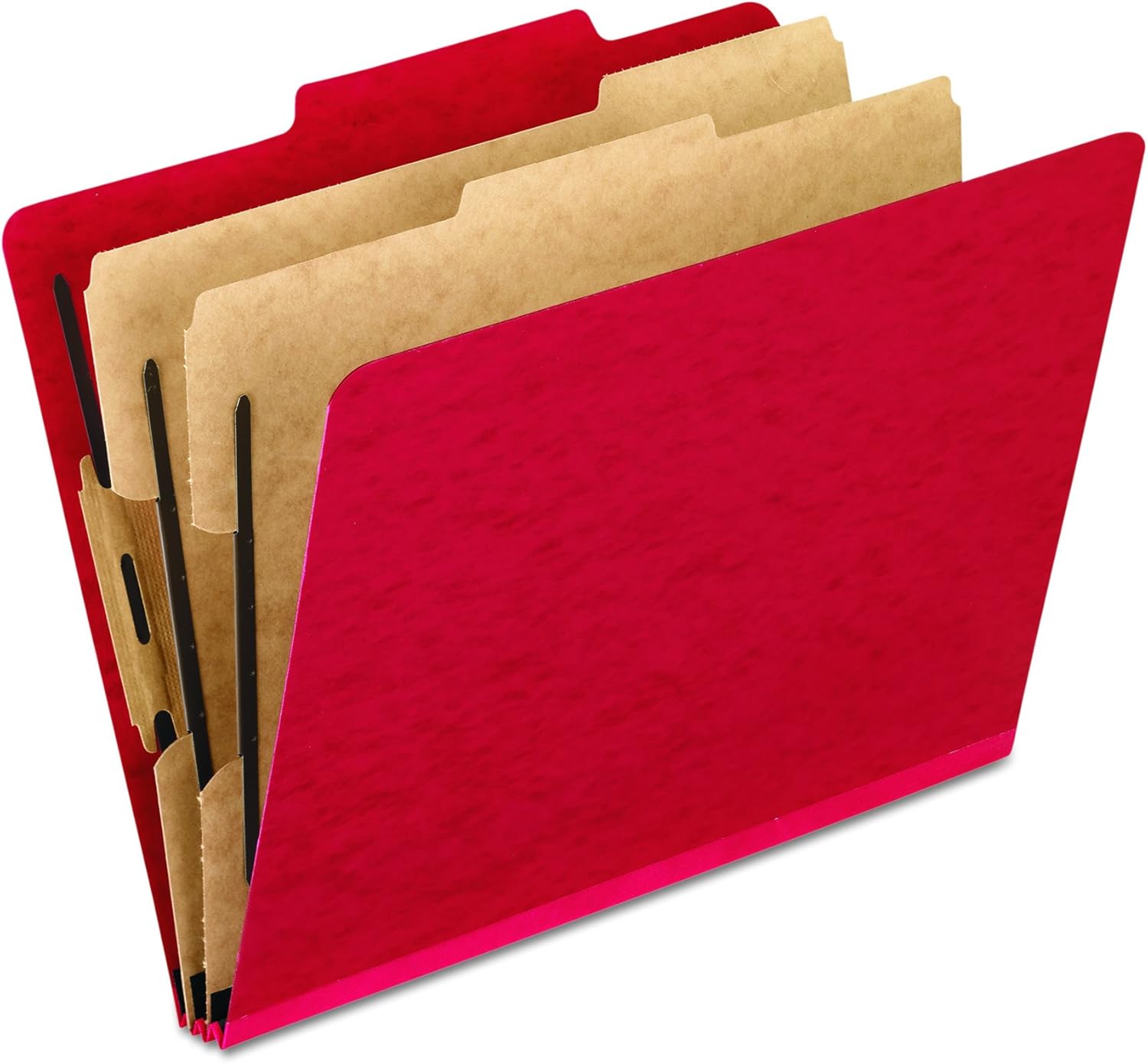 Pendaflex Moisture-Resistant Classification Folders, Letter Size, Scarlet, 10 Count (Pack of 1) : Top Tab Classification Folders : Office Products