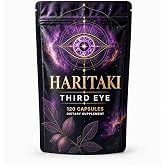 Ikokei Haritaki Third Eye Capsules Organic, 120 Capsules | Ayurvedic Herbal Supplement with Terminalia Chebula Fruit Extract Digestive Balance, Supports Natural Energy and Daily Focus