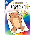 Carson Dellosa Scissor Skills Activity Book for Kids Ages 3-5, Colorful Animals, Shapes, and Line Formation Cut and Paste Act