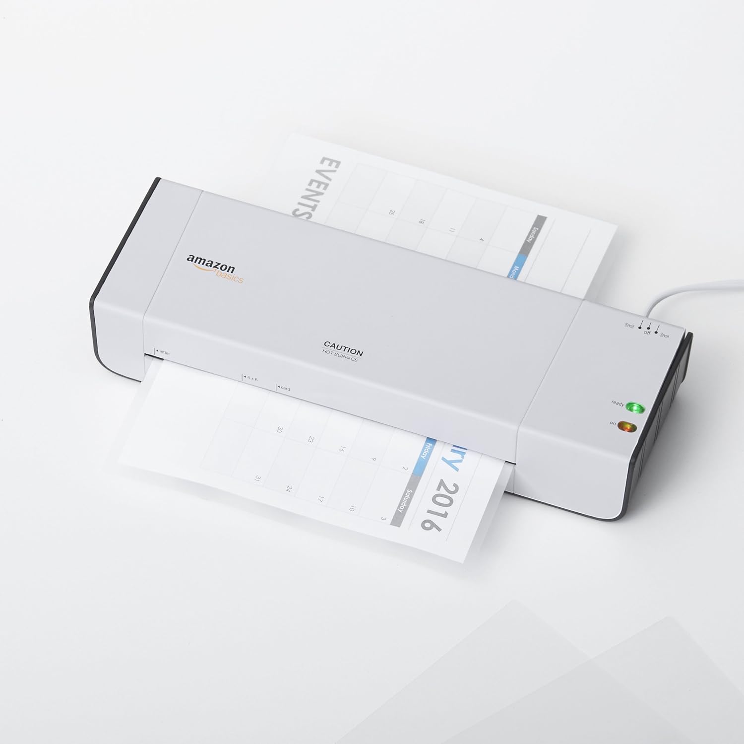 Basics Letter Size Sheets Laminating Pouches 9 x 11.5in, 100-pack : Laminating Supplies : Office Products