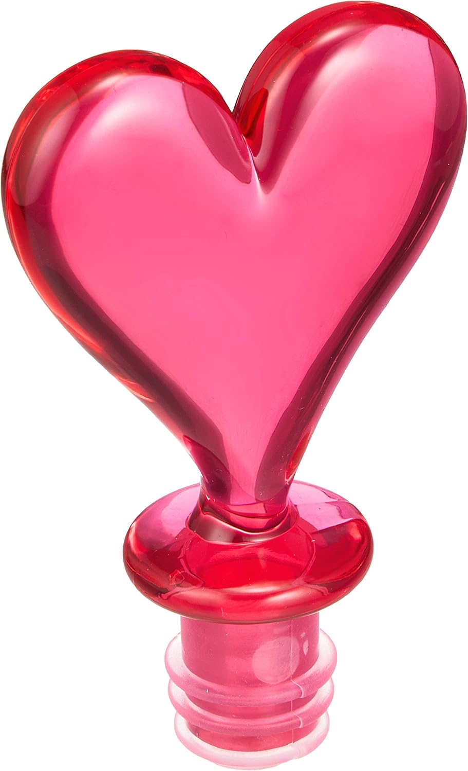 CASUAL PRODUCT acrylic bottle stopper Heart Pink 023422