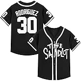Youth Baseball Jersey #30 Stitched The Sandlot Benny The Jet Rodriguez Movie Kids Baseball Jersey Gift for Kids XS-XL