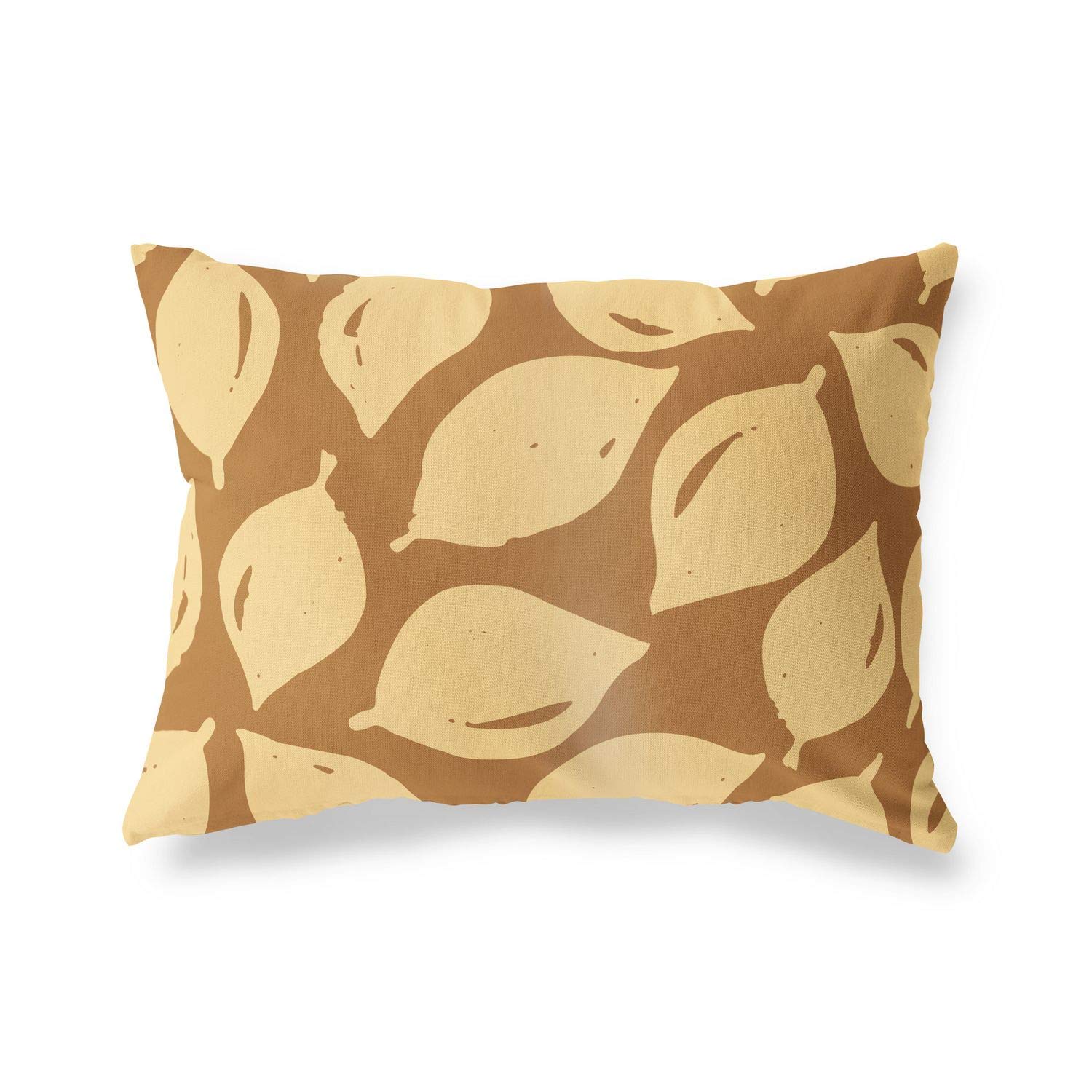 BonaMaison Decorative Cushion Cover, Brown Tones Throw Pillow Covers, Home Decorative Pillowcases for Livingroom, Sofa, Bedroom, Size: 45X60 Cm - Designed and Manufactured in Turkey