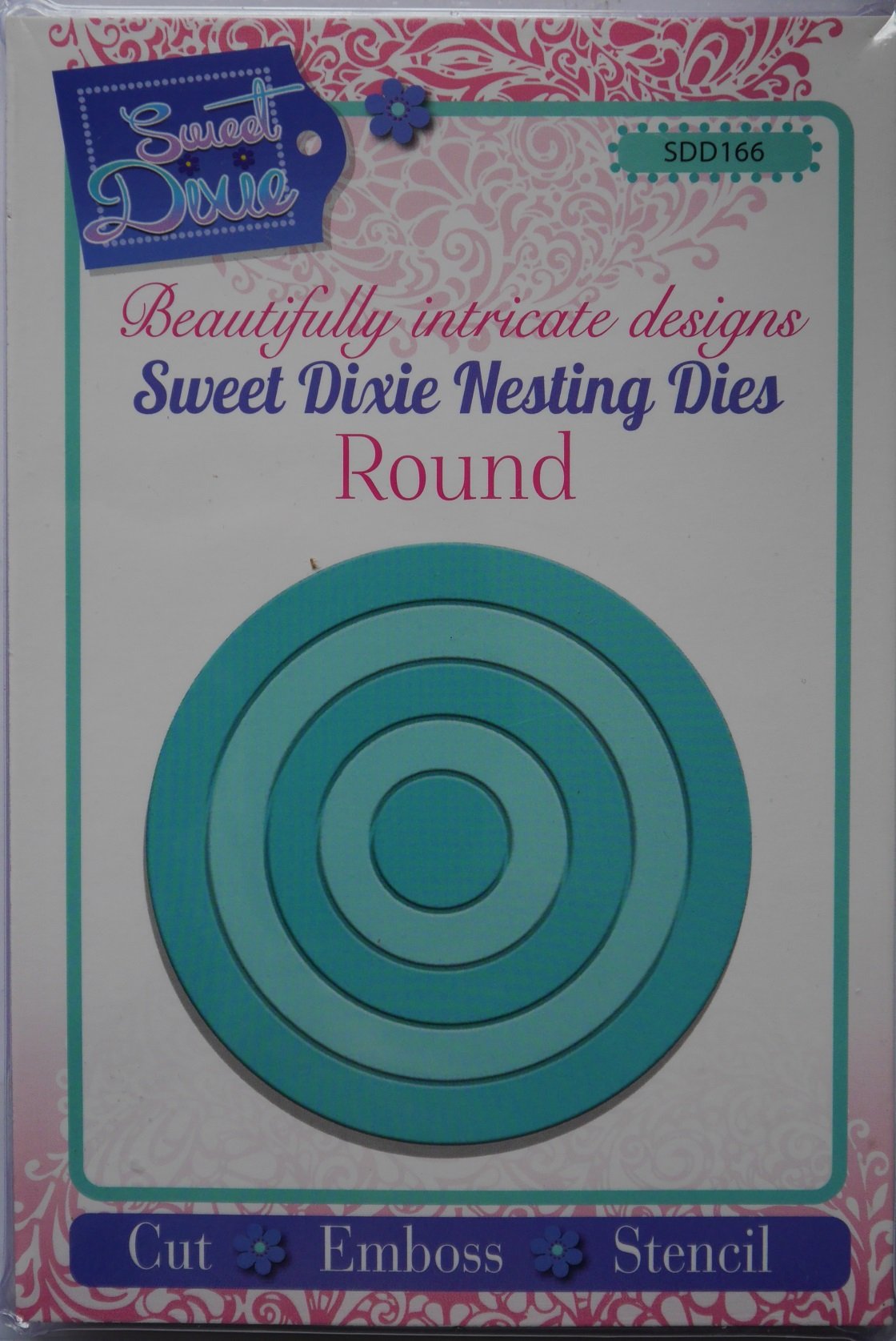 Sweet Dixie SDD166 Nesting Round Die, Grey , 23.3 x 14.7 x 1 cm