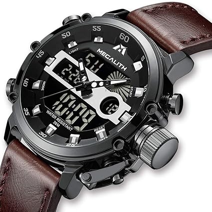 Herren Uhren Herren Militär Digital Wasserdicht Sportuhr Alarm LED Digital Uhr mit Stoppuhr Männlich Multifunktion Beiläufig 