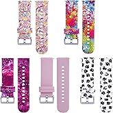 FoundEast Compatible with Cosmo JrTrack 5 Kids Watch Band, Soft Adjustable Printed Silicone Wristband for Cosmo JrTrack5 Accessories