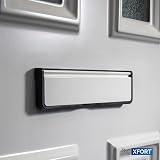 UAP Xfort MailPlate Luxe 10in White Letterbox for 40-80mm Doors view 4