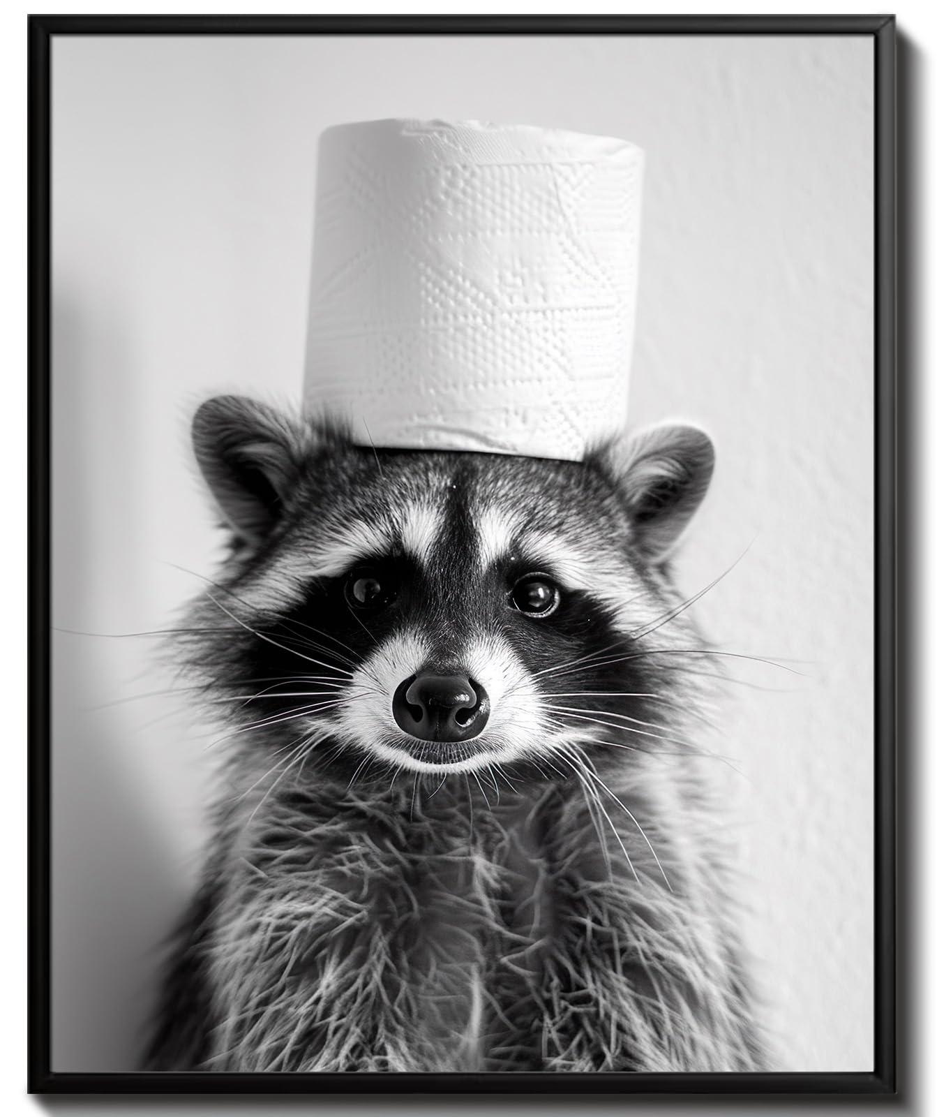 uniro Funny Bathroom Wall Art Prints, Black and White Bathroom Picture ...