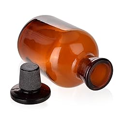 Kestun 2 Packs Glass Reagent Bottle,Narrow Mouth